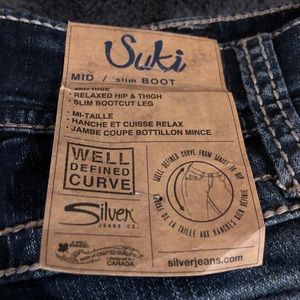 Silver Suki mid Slim boot cut jeans w34 L31